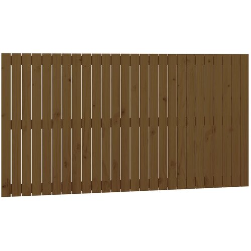 Maison Chic stensko posteljno vzglavje - vzglavna omarica - nočna omarica medeno rjavo 166x3x90 cm borovina, (21706809) Cene