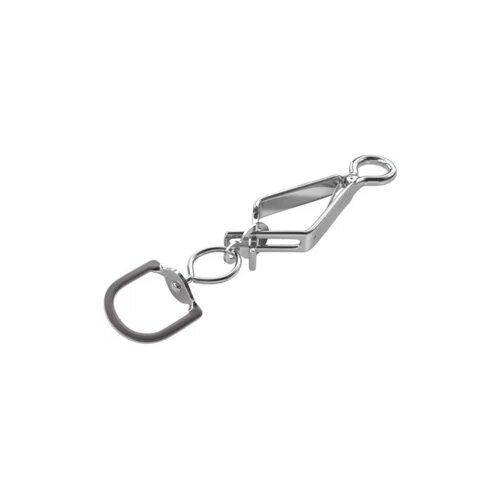 D&amp;Ouml;RNER&amp;amp;HELMER 4815504 okretni karabiner povodnika za psa, ponikljani 6 kom. Slike
