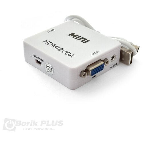 BPC HDMI na VGA konverter sa napajanjem aktivni MINI Cene