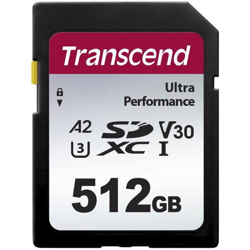 Transcend SDXC 340S 512GB Class 10 UHS-I U3 A2 V30 Slike