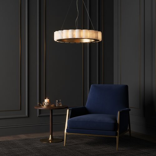 Toolight Viseća lampa APP1801-CP 50 cm Bru&amp;scaron;eno Zlato Slike