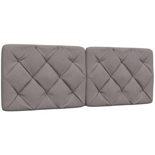 vidaXL Vzglavna stranica taupe 120 cm blago Cene