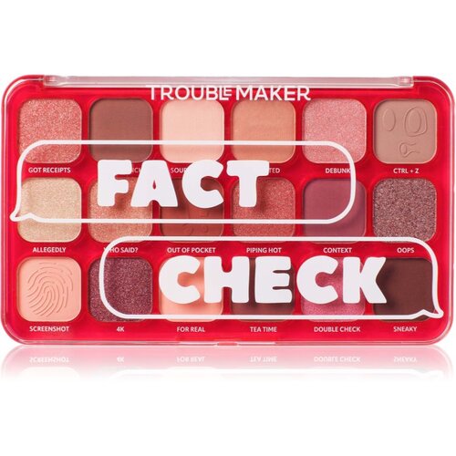 Trouble Maker Big Trouble paleta sjenila za oči nijansa Fact Check 27 g Cijene