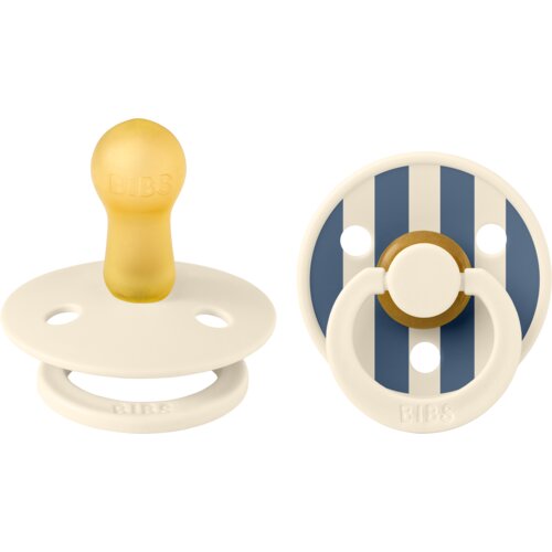 Bibs duda varalica - lateks Studio Colour (okrugle) Pin - Ivory Steel Blue mix (vel. 2) BIBS-STU-COL-O-PISBM-2 Slike
