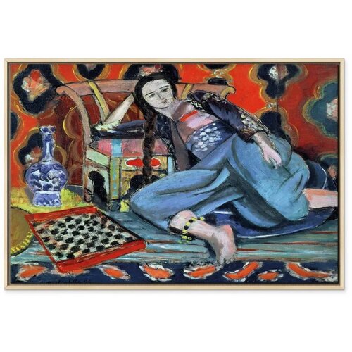  Slika - Henri Matisse &amp;ndash; Odalisque with Turkish Chair 120x80 U prirodnom drvenom okviru Slike