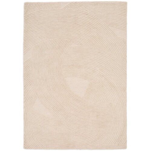 Kave Home Kremno bela ročno tkana volnena preproga 160x230 cm Domm – Cene