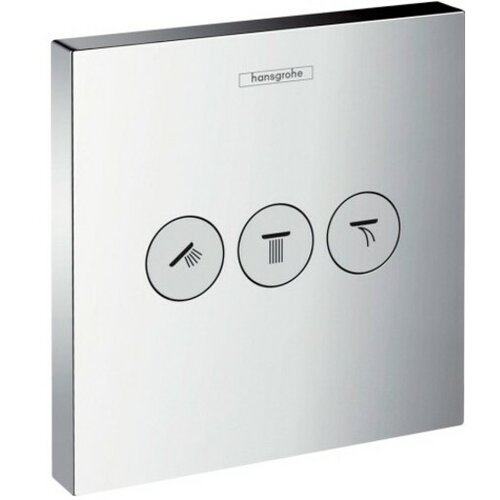 Hansgrohe pokrivna plo&amp;scaron;ča za tri izlive ShowerSelect (15764000) Slike