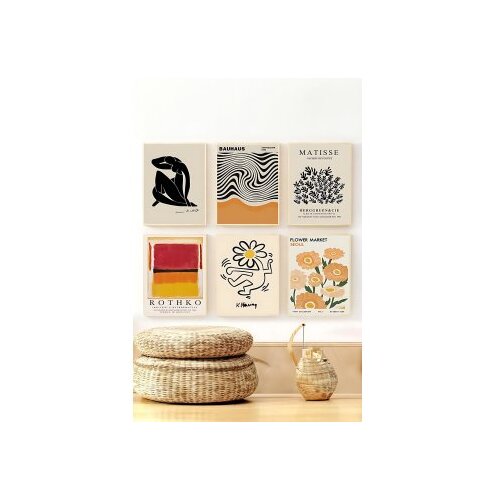 Wallity dekorativna slika Artsycllct7, 33x48cm, 6 delova Cene