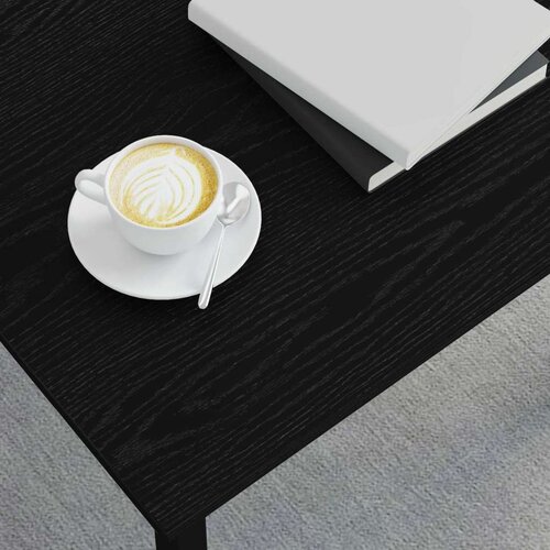  Stolić za kavu Crni hrast 40 x 40 x 36 cm Konstruirano drvo Slike