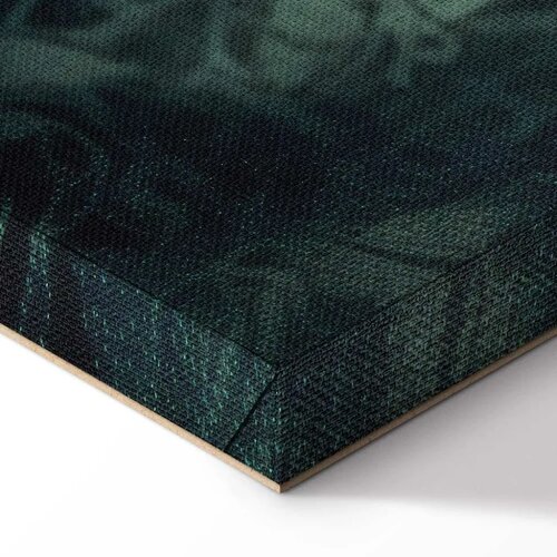  Slika - Oriental Pattern Carpet: Emerald Ornaments and Worn Patterns 60x40 Akustična Slike