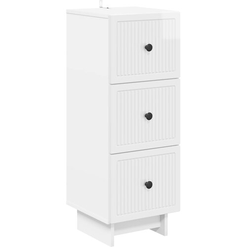  Ormar s ladicama Bijela visokog sjaja 33 x 34,5 x 90 cm Cijene