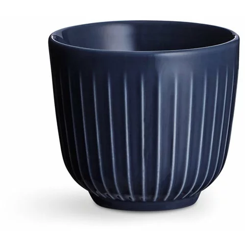 Kähler Design Temno moder porcelanasta skodelica Hammershoi, 200 ml