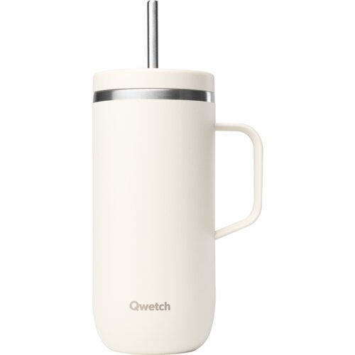 Qwetch Cold Cup termo lonček z ročajem 600 ml - mat peščena Cene