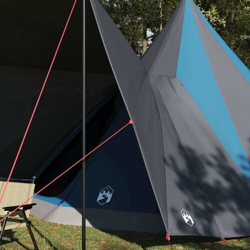 Tipi &amp;scaron;ator s krovom s pohranom Plava 510 x 690 x 330 cm taft Slike