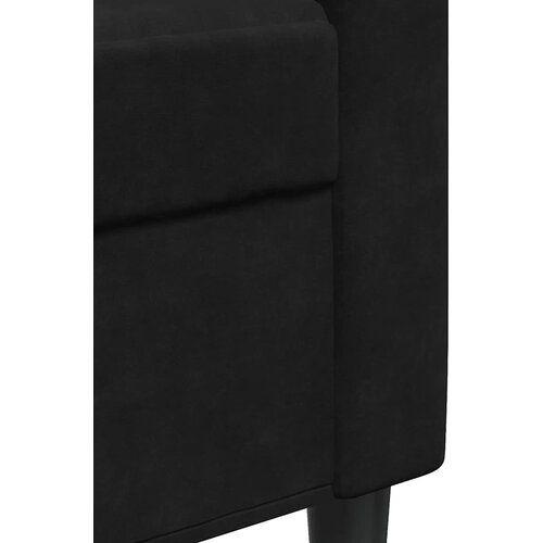  2-dijelni set sofa s jastucima crni bar&amp;scaron;unasti Slike