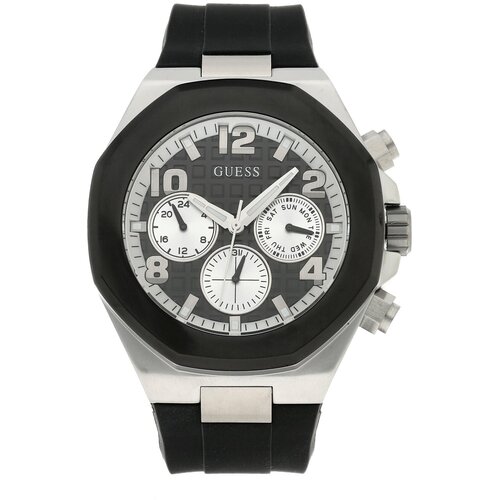 Guess Ročna ura GW0583G1 SILVER/BLACK Slike