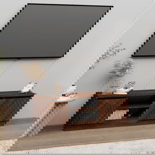 vidaXL TV ormarić s vratima boja smeđeg hrasta 102x30x36 cm Cene
