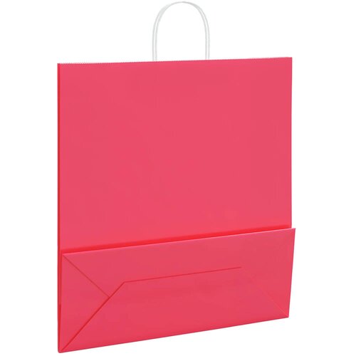  Papirnate vrećice 50 kom s ručkama ružičaste 45x17x48 cm Slike