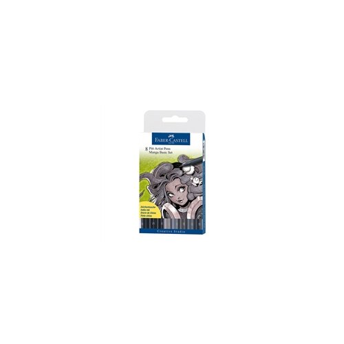 Faber-Castell Flomasteri Pitt Manga, B, 8 komada Cijene