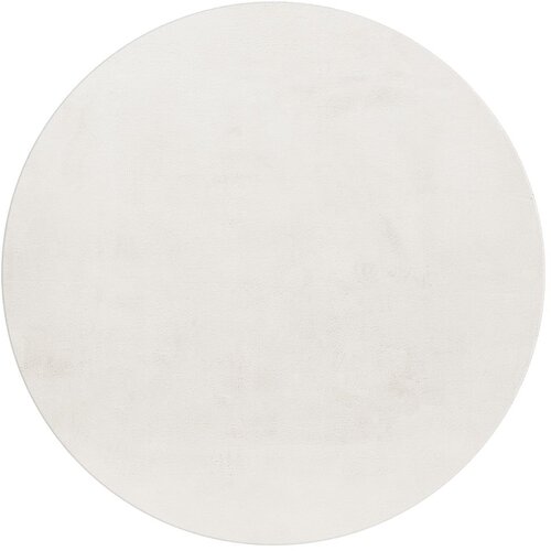 Ayyildiz Carpets Kremno bela pralna okrogla preproga &amp;oslash; 120 cm Pouffy &amp;ndash; Slike