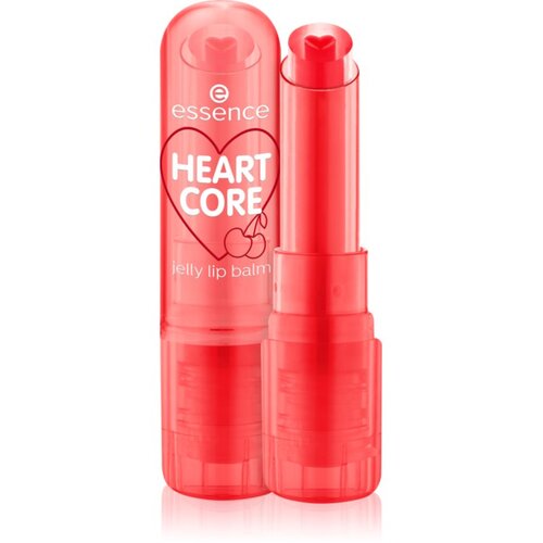 Essence HEART CORE tonirani balzam za ustnice s sijajem odtenek 01 Cha-Cha Cherry 3 g Slike