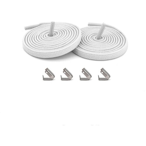 INF no tie ploščate vezalke elastične vezalke z zaponko white, (21245678) Cene