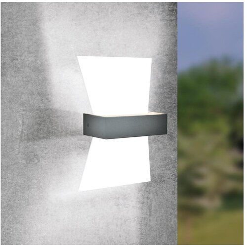 Eglo Albenza spoljna zidna lampa/1, led, 4,8w, 500lm, ip44, liveni aluminijum/antracit/bela Cene