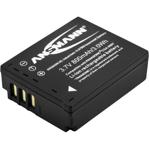Ansmann A-Pan CGA S007 akumulatorska kamera Nadomešča originalno baterijo (kamera) CGA-S007E\, CGA-S007 3.7 V 800 mAh, (459319) Cene