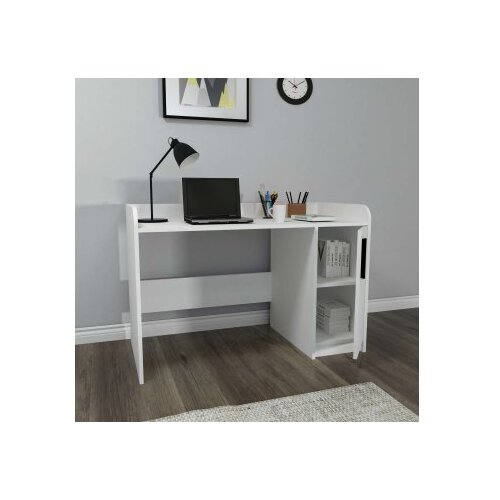 Hanah home Luses radni sto, 123,6x83x60 cm, Bijela Slike