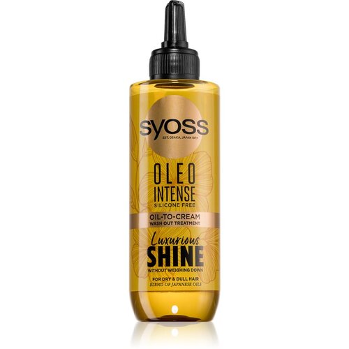 Syoss Oleo Intense uljna krema za sjajnu i mekanu kosu 200 ml Cijene
