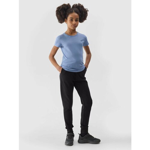 4f girls' jogger sweatpants - black Cene