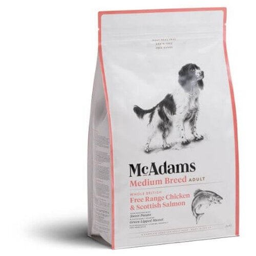 McAdams medium breed free range chicken and salmon 2 kg Cene