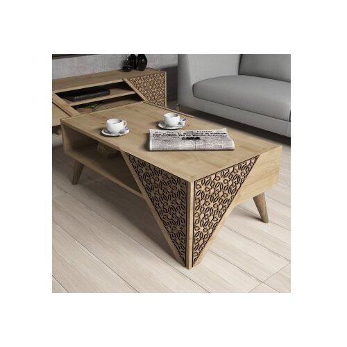 Hanah home Beryl Klub sto, 105x58x40cm, Smeđa Cene