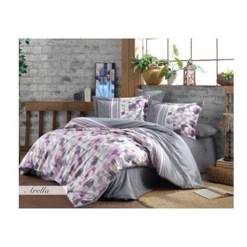 Lessentiel Maison poplin posteljina (200 x 220) arella lilac Slike