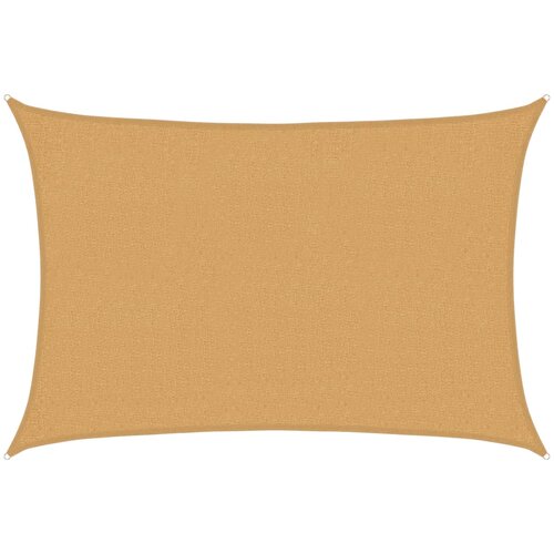  Jedro za za&amp;scaron;titu od sunca 160 g/m&amp;sup2; pravokutno pijeska 2x3m HDPE Slike