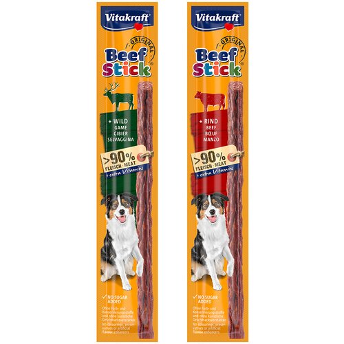Vitakraft Ekonomično pakiranje 50 x 12 g Beef-Stick® - Miješano pakiranje: govedina i divljač Cijene
