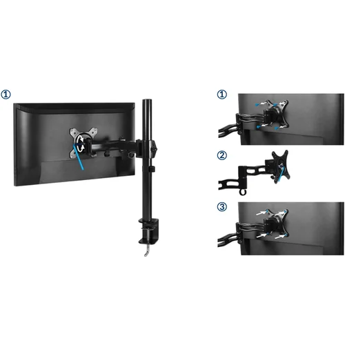 Arctic Z1 nosač za monitore, Basic single nosačDesk mount monitor arm