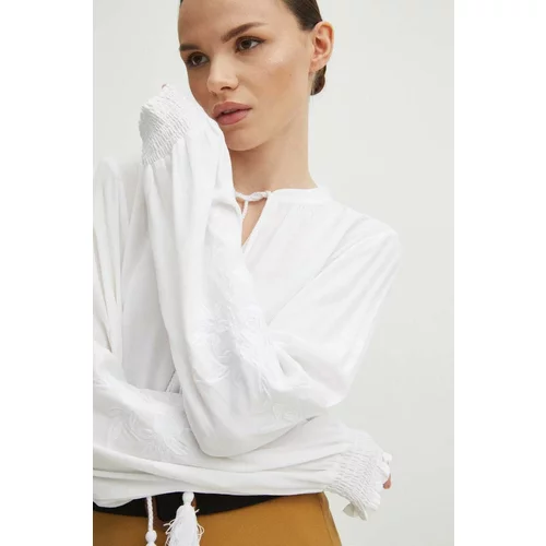Medicine Bluza za žene, boja: bijela, cvjetni uzorak