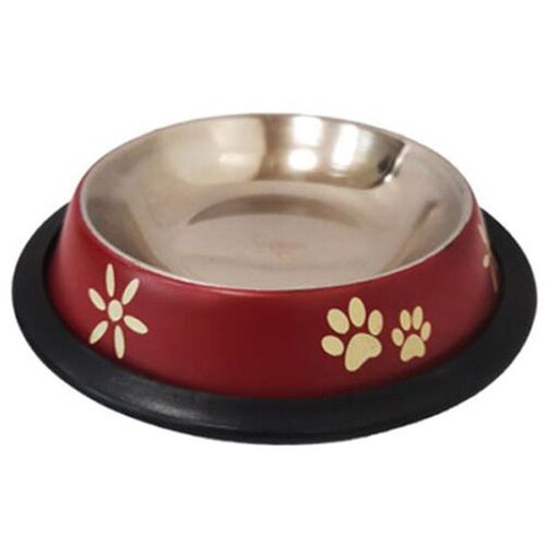  Činija Round inox 950 ml crvena Besta BSB0504Rd Slike