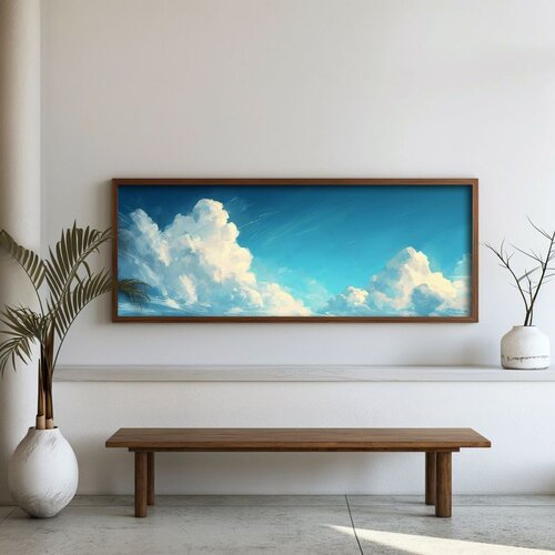 WALLXPERT FAH064-120 Multicolor Decorative Framed MDF Painting Cene