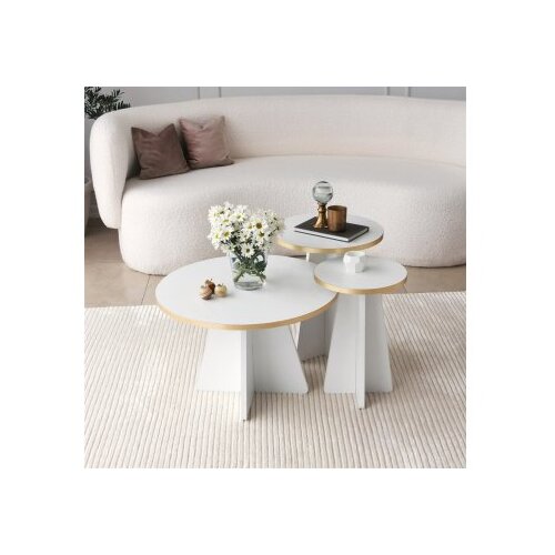 Hanah home sto mushroom gold white v2 Slike