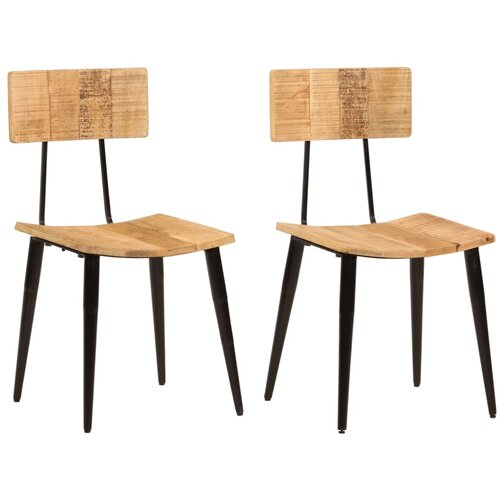 vidaXL Jedilni stol 2 kosa 44x40x80 cm trden mangov les Cene