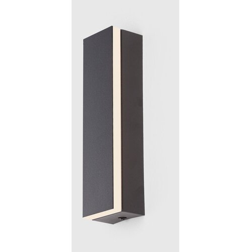 Nova Luce Mat črna aluminijasta LED stenska svetilka Colby &amp;ndash; Slike