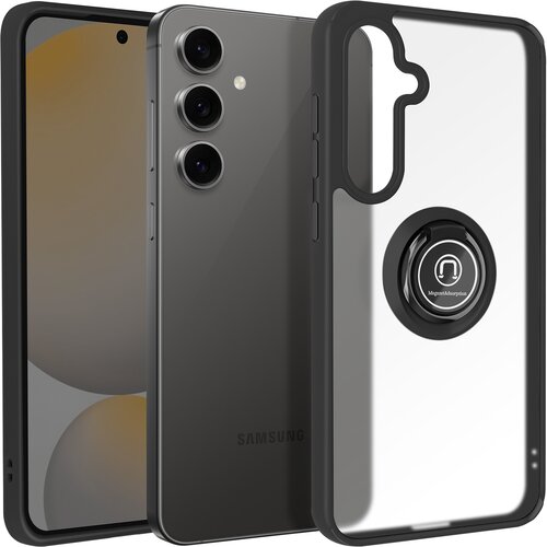 AVIZAR Pokrov za Samsung Galaxy S24 FE Kovinski obročni video nosilec, Črna, (5000016304) Cene