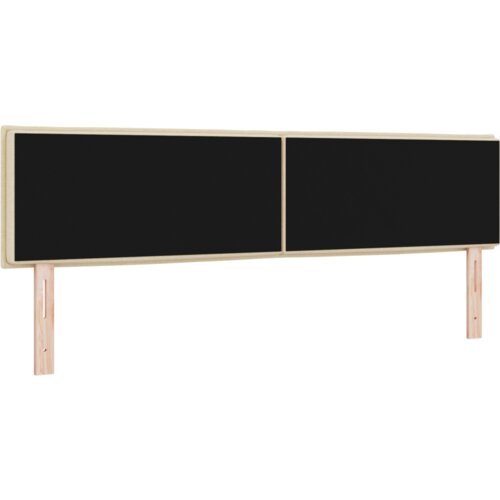  LED uzglavlje Linije Dizajn Krem 90 cm Tkanina Slike
