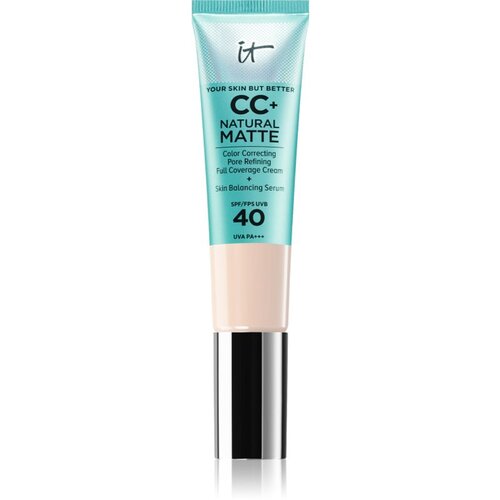 IT Cosmetics Your Skin But Better CC+ Cream Natural Matte matirajoči tekoči puder SPF 40 za ženske Fair Porcelain 32 ml Slike