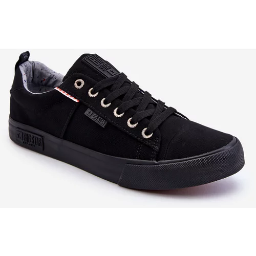 Big Star Men's Low Material Sneakers KK174002 Black