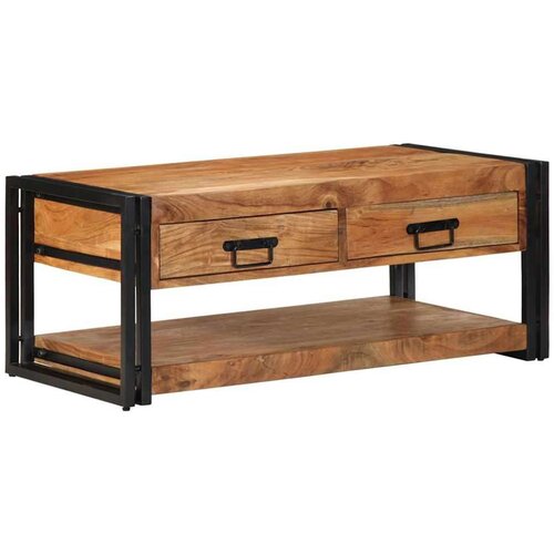 vidaXL Stol za kavu 90x50x38 cm puno drvo bagrem Cijene