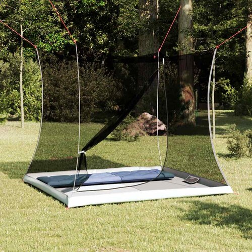 VidaXL Unutarnji &amp;scaron;ator Crna 206 x 188 x 175 cm Mreža Slike