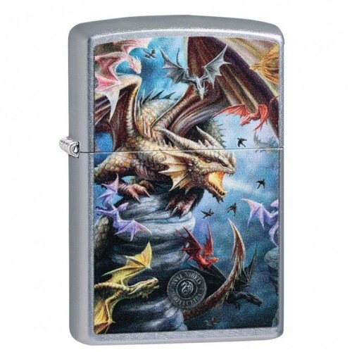 Zippo up colorfol dragon as Cene